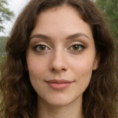 Woman wearing an eye makeup look rendered on her own selfie by BeautySpark
