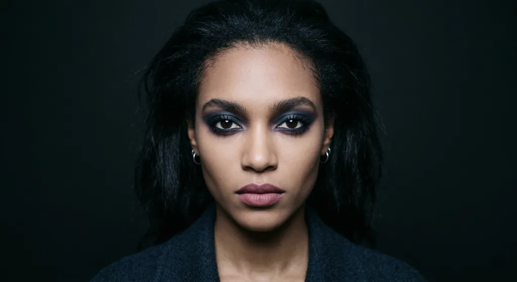 90s Grunge Smudge eye look adapted for Dark Winter coloring