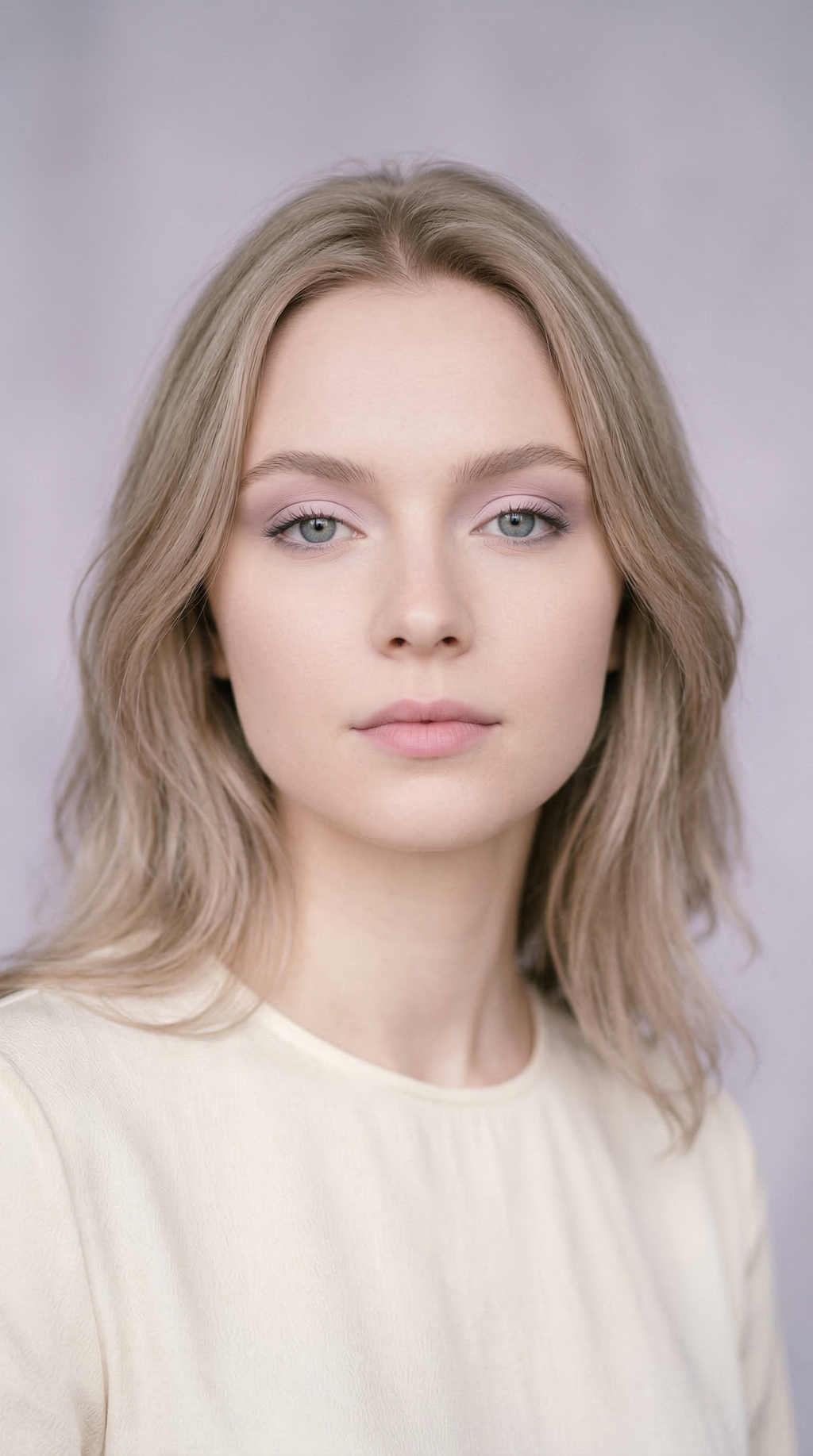 90s Minimal Matte eye look adapted for Light Summer coloring