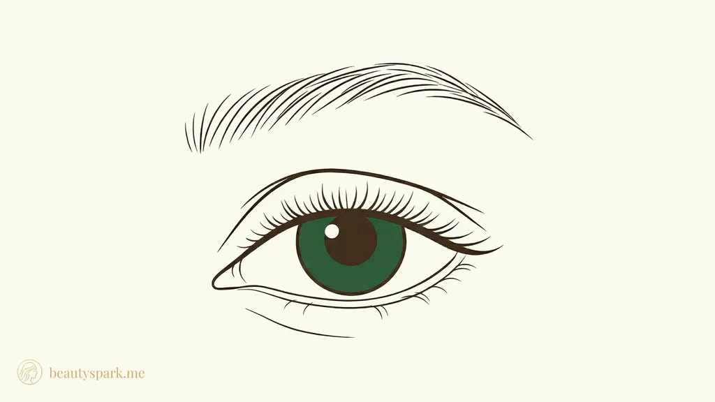 Almond eye shape illustration