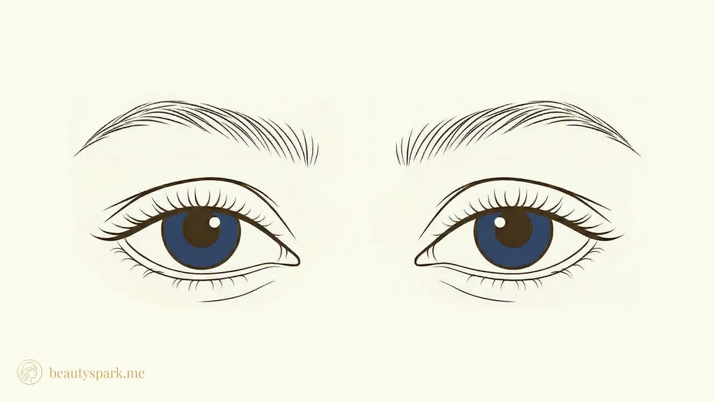 Close-set eyes illustration