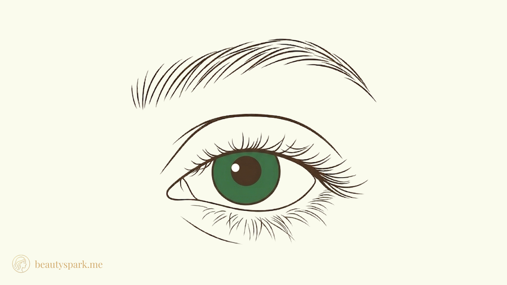 Prominent eye shape illustration