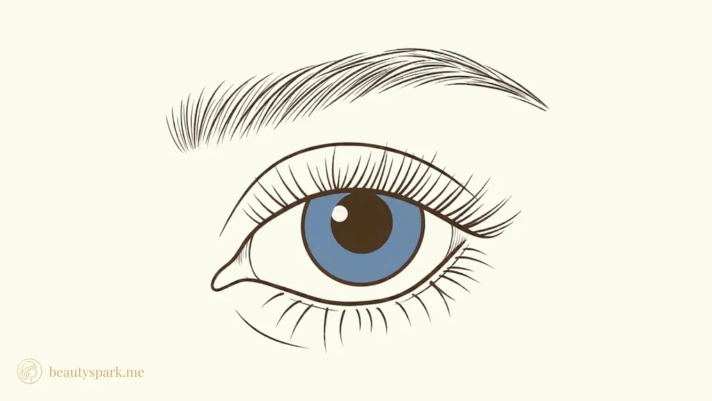 Round eye shape illustration