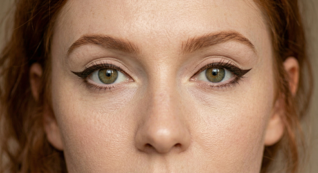 Eyeliner technique for almond eyes