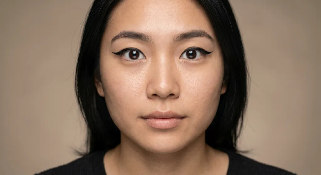 Eyeliner technique for monolid eyes