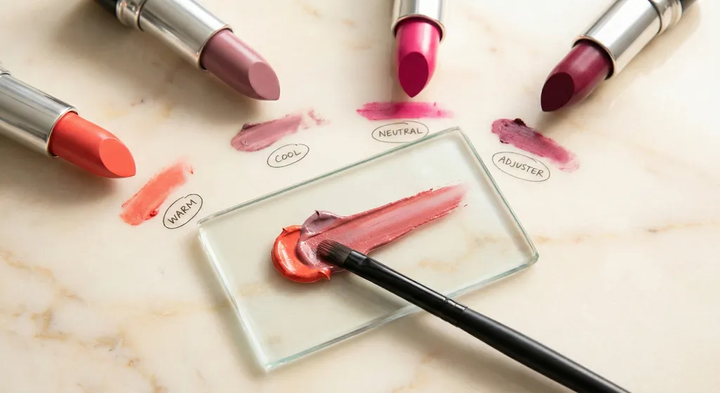 Guide to fixing wrong lipstick shades using color mixing techniques