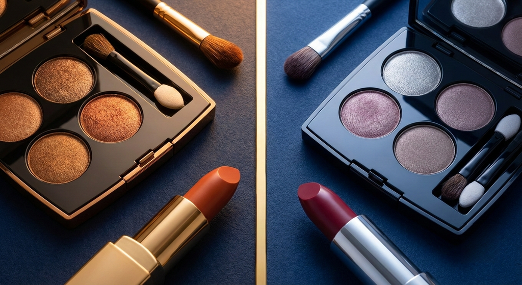 Guide to balancing lip and eye makeup intensity for a polished look